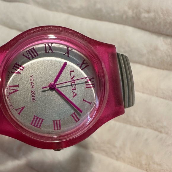 Orologio LYCIA Year 2000 Unisex Quartz Wristwatch NOS Vintage Use. - Picture 7 of 7